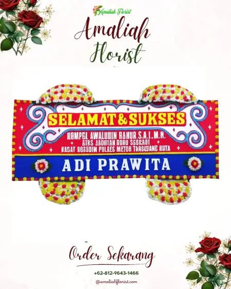 Papan Bunga Ucapan Selamat Giritontro